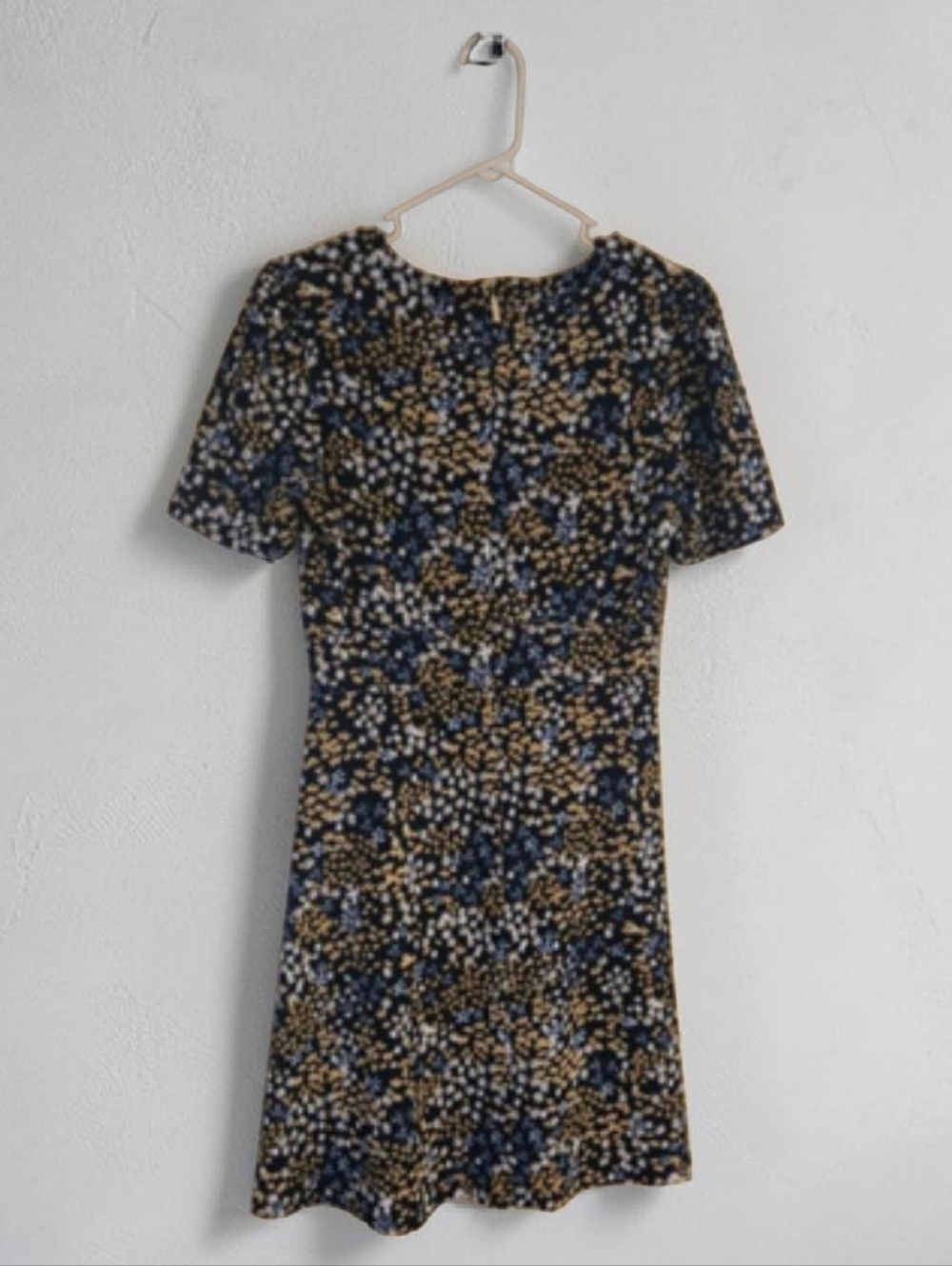 Women's Michael Kors Black Gold Floral Mini Dress S NWT - Picture 4 of 6